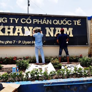 Biển hiệu chữ nổi inox