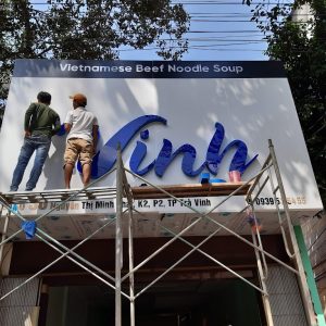 Thi công biển hiệu Alu